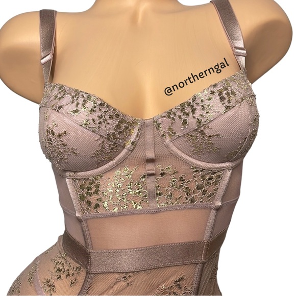 Damaged Victoria’s Secret Shine Lace Corset - Picture 5 of 17